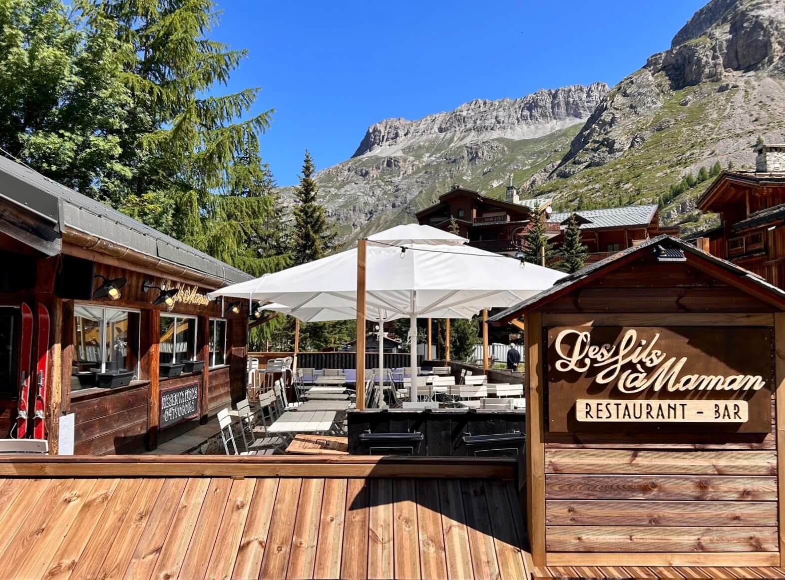 Terrasse Val d'Isère